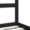 vidaXL - Kinderbedframe - 90x200 - cm - massief - grenenhout - zwart