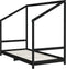 vidaXL - Kinderbedframe - 90x200 - cm - massief - grenenhout - zwart
