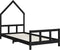 vidaXL - Kinderbedframe - 90x200 - cm - massief - grenenhout - zwart