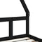 vidaXL - Kinderbedframe - 90x200 - cm - massief - grenenhout - zwart