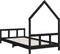 vidaXL - Kinderbedframe - 90x200 - cm - massief - grenenhout - zwart
