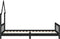 vidaXL - Kinderbedframe - 90x200 - cm - massief - grenenhout - zwart