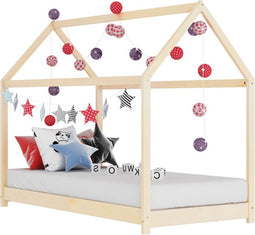 vidaXL - Kinderbedframe - massief - grenenhout - 70x140 - cm