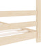 vidaXL - Kinderbedframe - massief - grenenhout - 70x140 - cm