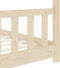 vidaXL - Kinderbedframe - massief - grenenhout - 70x140 - cm