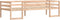 vidaXL - Kinderbedframe - massief - grenenhout - 75x190 - cm