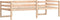 vidaXL - Kinderbedframe - massief - grenenhout - 75x190 - cm