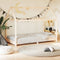 vidaXL - Kinderbedframe - massief - grenenhout - 80x160 - cm