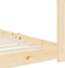 vidaXL - Kinderbedframe - massief - grenenhout - 80x160 - cm