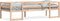 vidaXL - Kinderbedframe - massief - grenenhout - 90x190 - cm