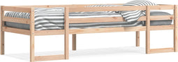 vidaXL - Kinderbedframe - massief - grenenhout - 90x200 - cm
