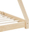 vidaXL - Kinderbedframe - massief - grenenhout - 90x200 - cm