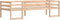 vidaXL - Kinderbedframe - massief - grenenhout - 90x200 - cm