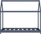 vidaXL - Kinderbedframe - massief - grenenhout - grijs - 70x140 - cm