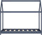 vidaXL - Kinderbedframe - massief - grenenhout - grijs - 70x140 - cm