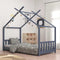 vidaXL - Kinderbedframe - massief - grenenhout - grijs - 70x140 - cm