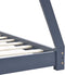 vidaXL - Kinderbedframe - massief - grenenhout - grijs - 70x140 - cm