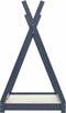 vidaXL - Kinderbedframe - massief - grenenhout - grijs - 70x140 - cm