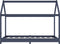 vidaXL - Kinderbedframe - massief - grenenhout - grijs - 70x140 - cm