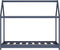 vidaXL - Kinderbedframe - massief - grenenhout - grijs - 70x140 - cm