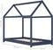 vidaXL - Kinderbedframe - massief - grenenhout - grijs - 80x160 - cm