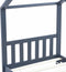 vidaXL - Kinderbedframe - massief - grenenhout - grijs - 80x160 - cm