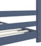 vidaXL - Kinderbedframe - massief - grenenhout - grijs - 80x160 - cm