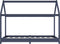 vidaXL - Kinderbedframe - massief - grenenhout - grijs - 80x160 - cm