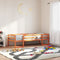 vidaXL - Kinderbedframe - massief - grenenhout - wasbruin - 75x190 - cm