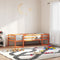 vidaXL - Kinderbedframe - massief - grenenhout - wasbruin - 80x200 - cm