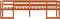 vidaXL - Kinderbedframe - massief - grenenhout - wasbruin - 80x200 - cm
