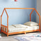 vidaXL - Kinderbedframe - massief - grenenhout - wasbruin - 90x190 - cm