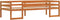 vidaXL - Kinderbedframe - massief - grenenhout - wasbruin - 90x190 - cm