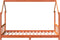 vidaXL - Kinderbedframe - massief - grenenhout - wasbruin - 90x190 - cm
