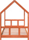 vidaXL - Kinderbedframe - massief - grenenhout - wasbruin - 90x190 - cm