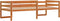 vidaXL - Kinderbedframe - massief - grenenhout - wasbruin - 90x190 - cm