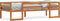 vidaXL - Kinderbedframe - massief - grenenhout - wasbruin - 90x200 - cm