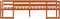 vidaXL - Kinderbedframe - massief - grenenhout - wasbruin - 90x200 - cm