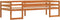 vidaXL - Kinderbedframe - massief - grenenhout - wasbruin - 90x200 - cm
