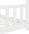 vidaXL - Kinderbedframe - massief - grenenhout - wit - 70x140 - cm