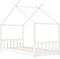 vidaXL - Kinderbedframe - massief - grenenhout - wit - 70x140 - cm