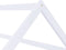 vidaXL - Kinderbedframe - massief - grenenhout - wit - 70x140 - cm