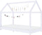 vidaXL - Kinderbedframe - massief - grenenhout - wit - 70x140 - cm