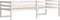 vidaXL - Kinderbedframe - massief - grenenhout - wit - 75x190 - cm