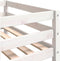 vidaXL - Kinderbedframe - massief - grenenhout - wit - 75x190 - cm
