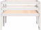 vidaXL - Kinderbedframe - massief - grenenhout - wit - 75x190 - cm