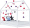 vidaXL - Kinderbedframe - massief - grenenhout - wit - 80x160 - cm