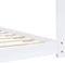 vidaXL - Kinderbedframe - massief - grenenhout - wit - 80x160 - cm