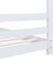 vidaXL - Kinderbedframe - massief - grenenhout - wit - 80x160 - cm