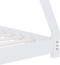 vidaXL - Kinderbedframe - massief - grenenhout - wit - 80x160 - cm
